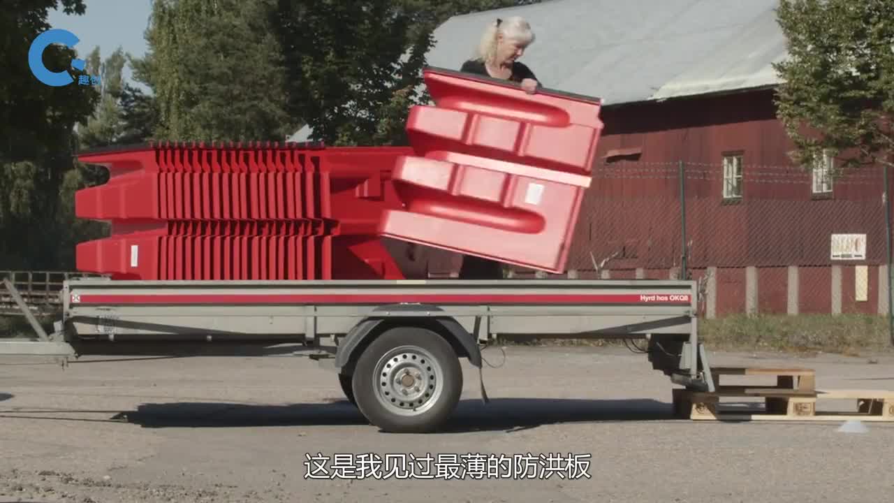 瑞典抵挡洪水不放沙袋而是靠薄薄的红色塑料板这是什么原因