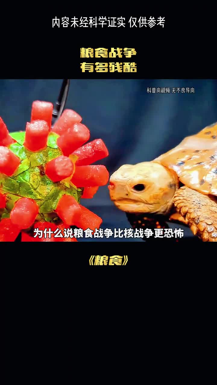 为什么粮食战争比核战争更可怕