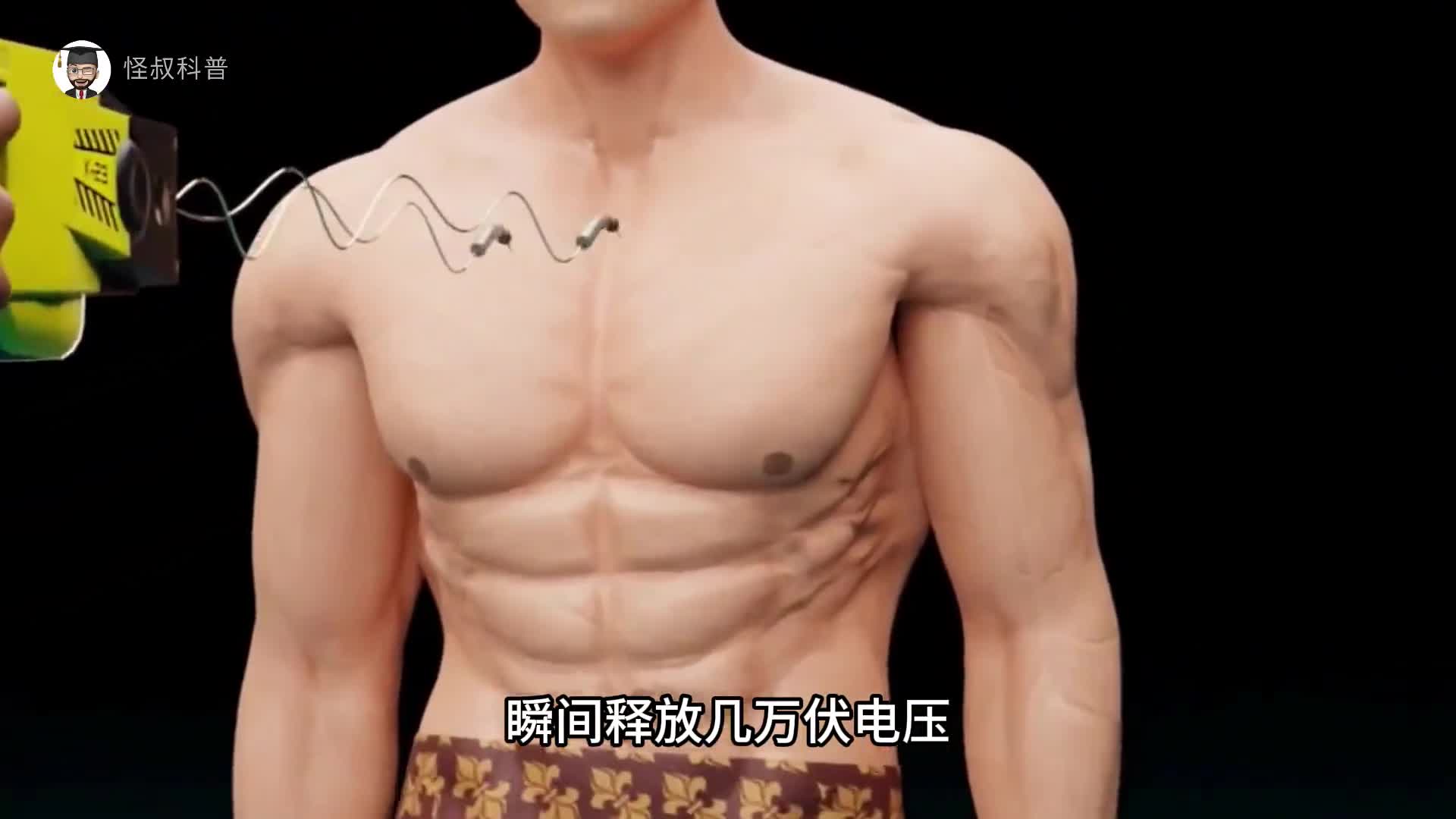 几万伏的电击枪为何电不死人