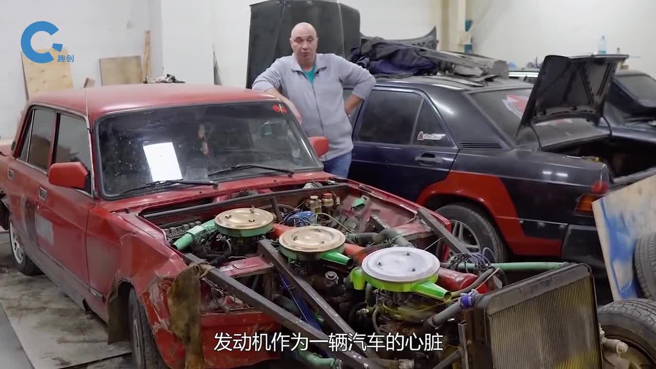 加上4个涡轮增压后的汽车启动会是什么体验声音听着就不简单