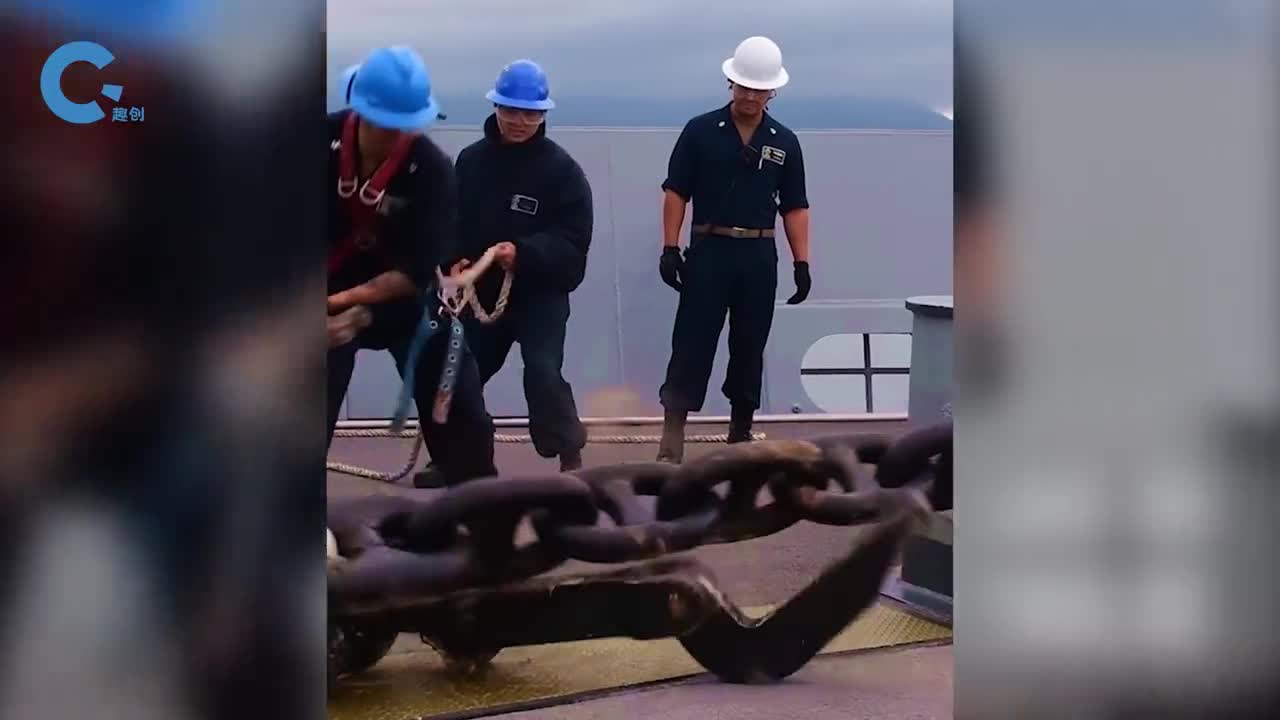 如何清理浸泡在海里的锚链把高压喷水机器挂上去边回收边冲洗