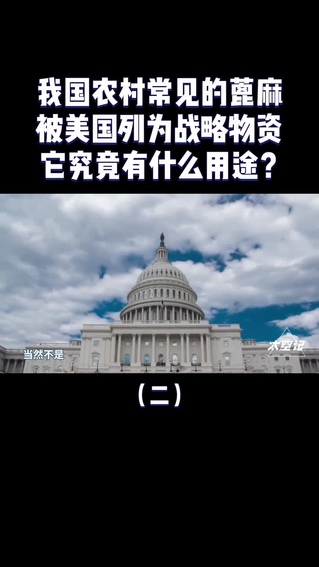 我国农村常见的蓖麻为什么被美国列为战略物资有啥用途
