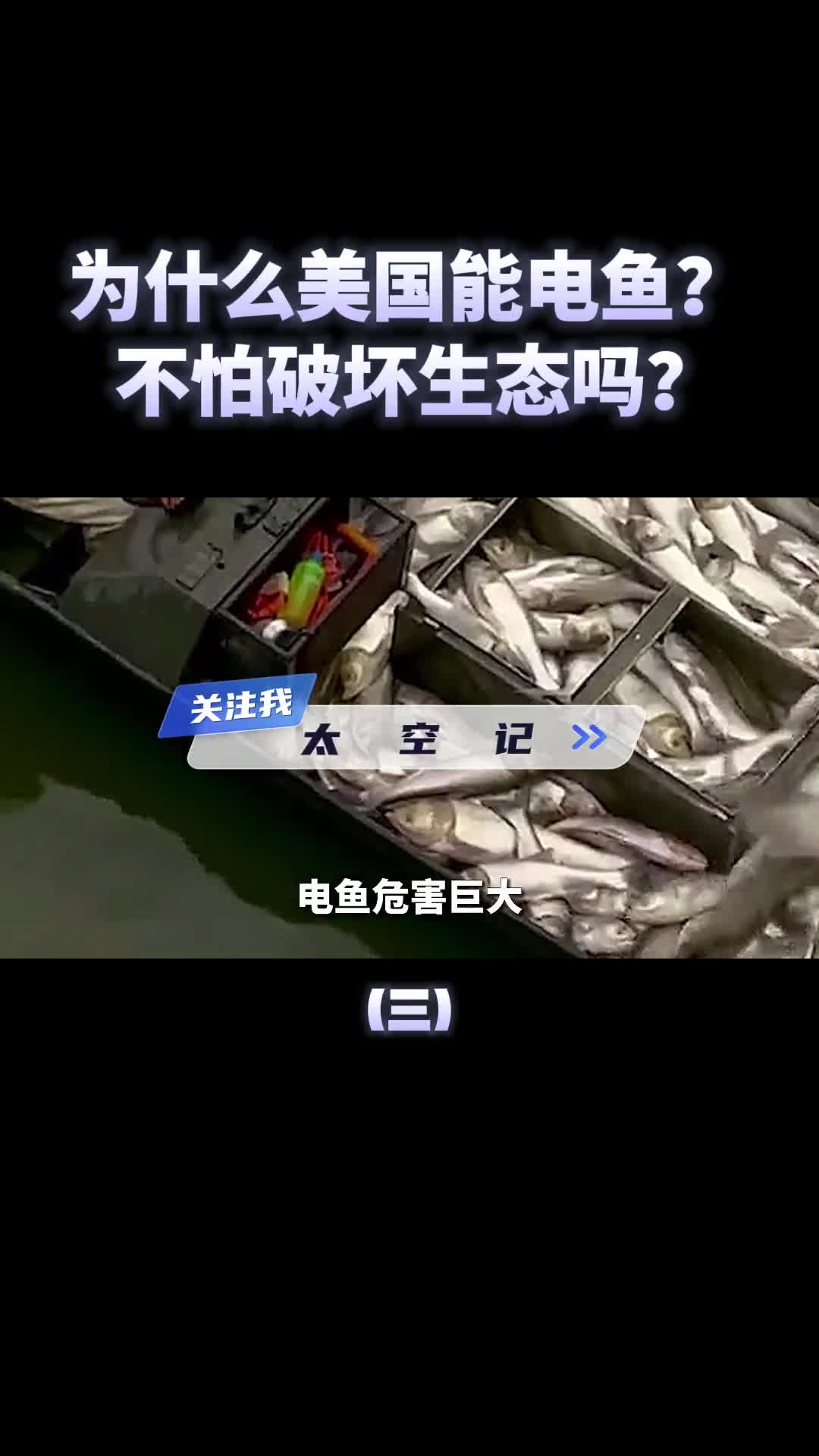 为什么美国大力鼓励电鱼不怕破坏环境吗电到的鱼为何又不吃