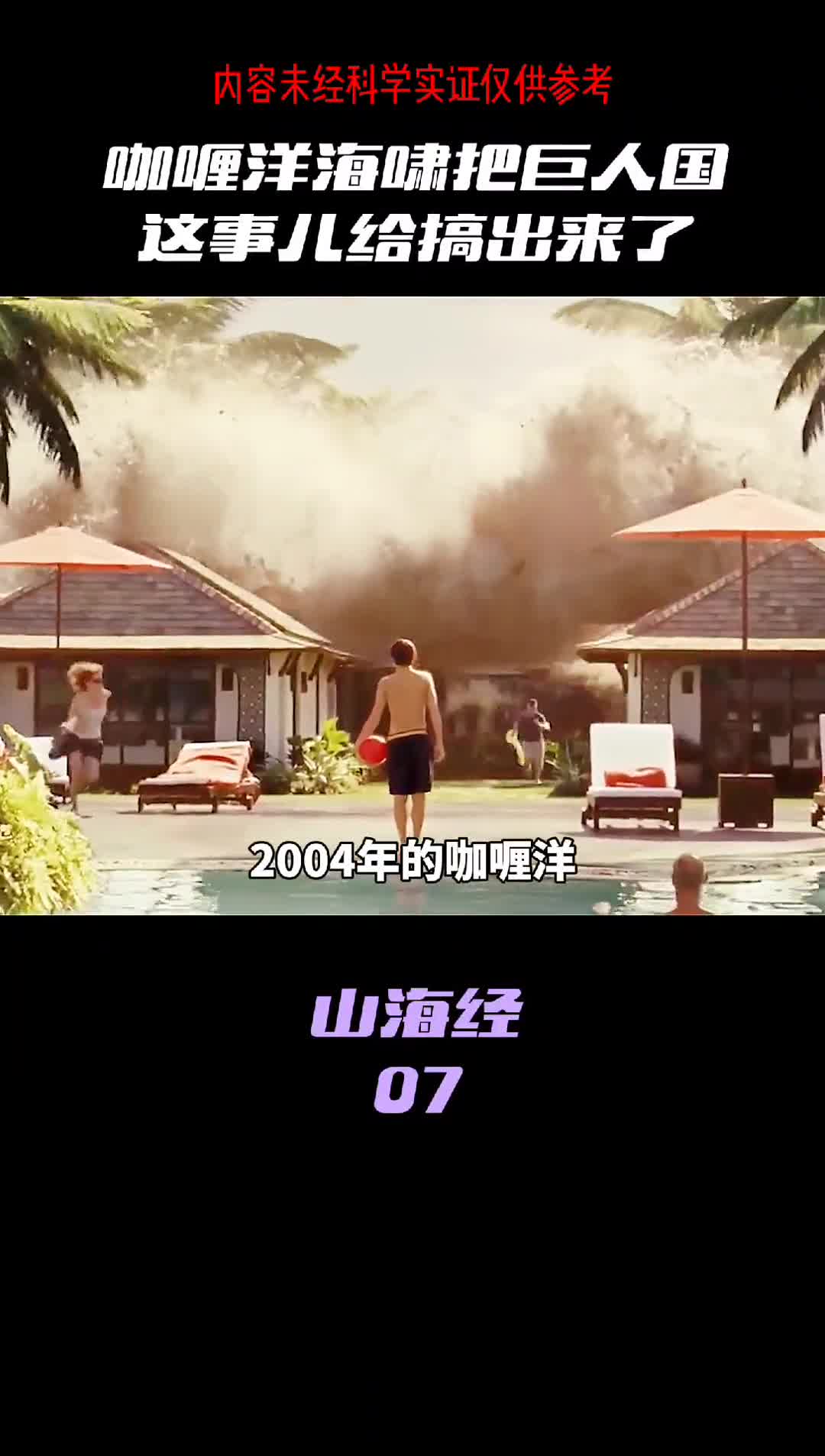 你敢相信吗2004年的大海啸终于藏不住了