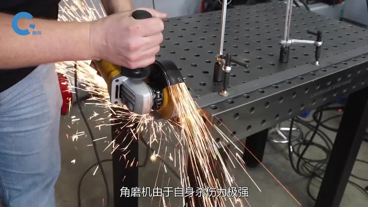 如果角磨机失控会有多危险看人模的表现就知道