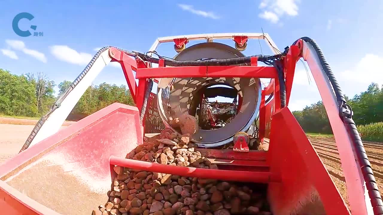 德国如何清理农田碎石超过标准大小的石头会被全部收集进车里