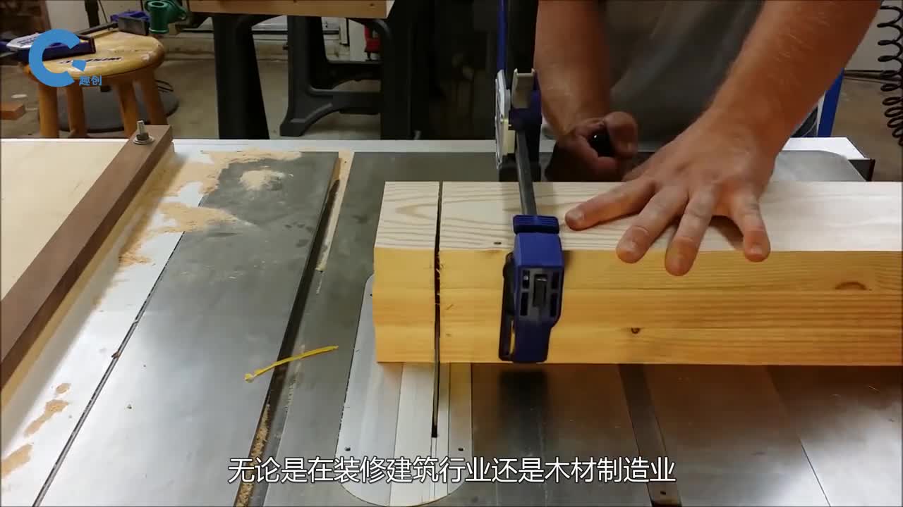 遇手就停的安全台锯用火腿肠代替手指看锯片反应就知道了