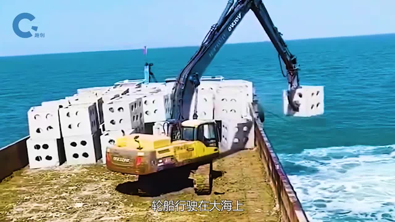 把带窟窿的水泥扔进海里能改善海域生态环境