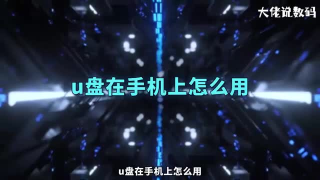 u盘在手机上怎么用