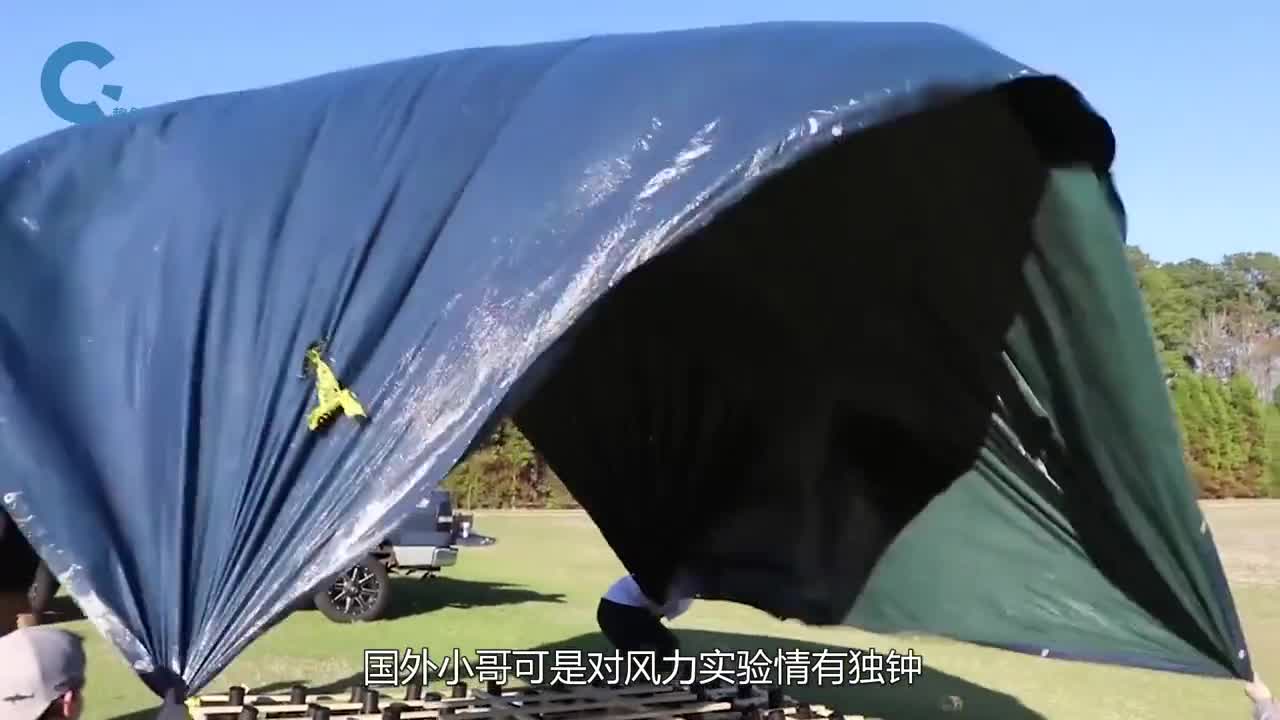 巨型风扇的威力有多大430匹马力全开网友这不是在测试台风