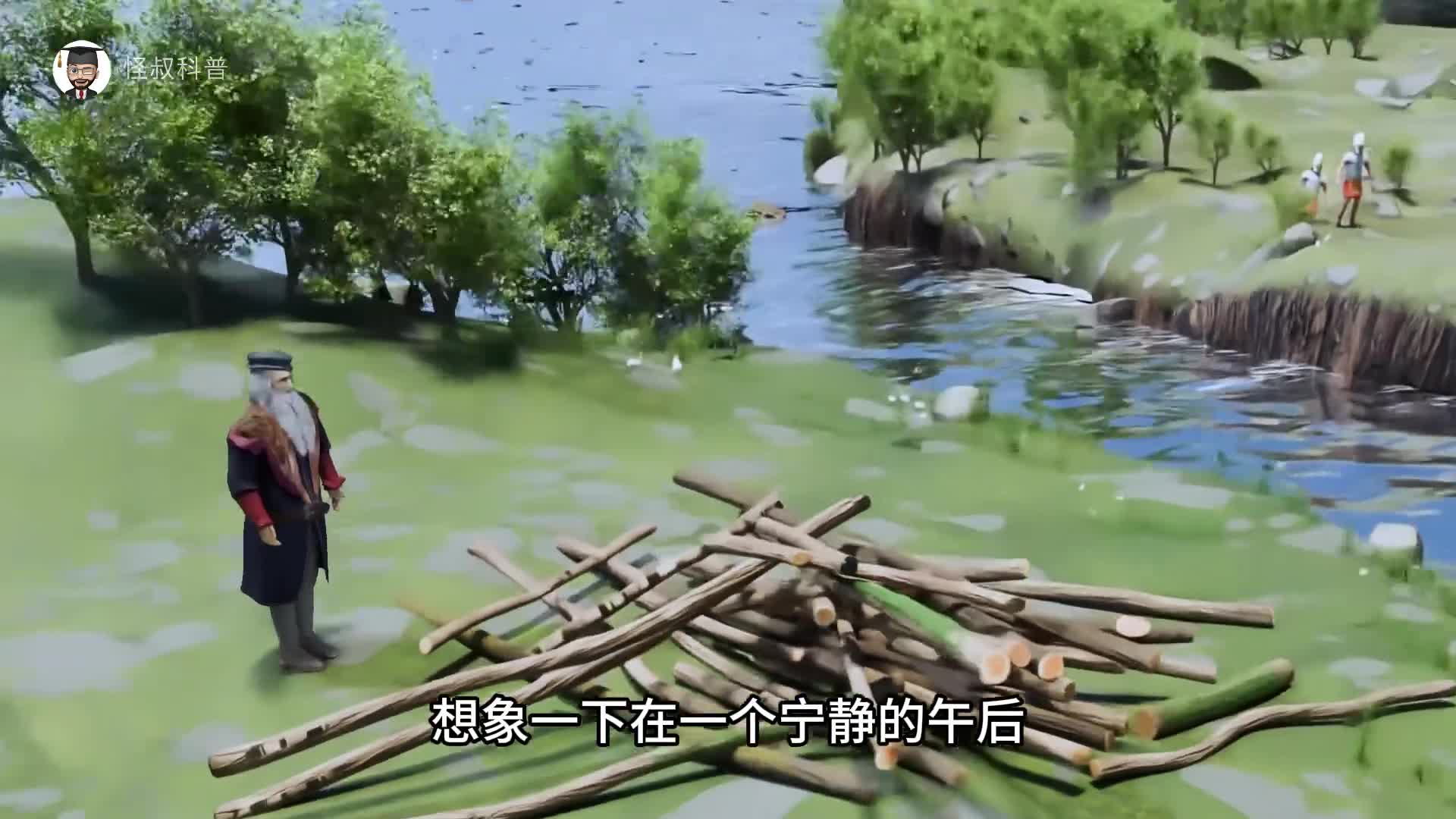 500多年前达芬奇用木棍搭建支撑桥