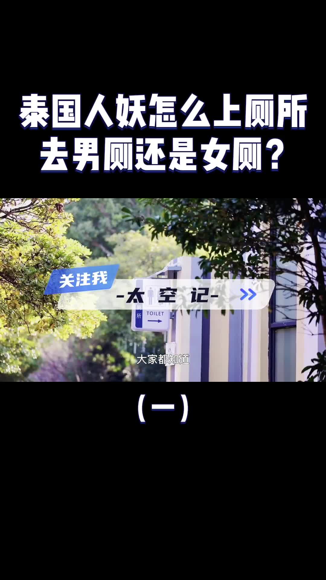 泰国人妖是怎么上厕所的去男厕还是女厕看完心疼他们