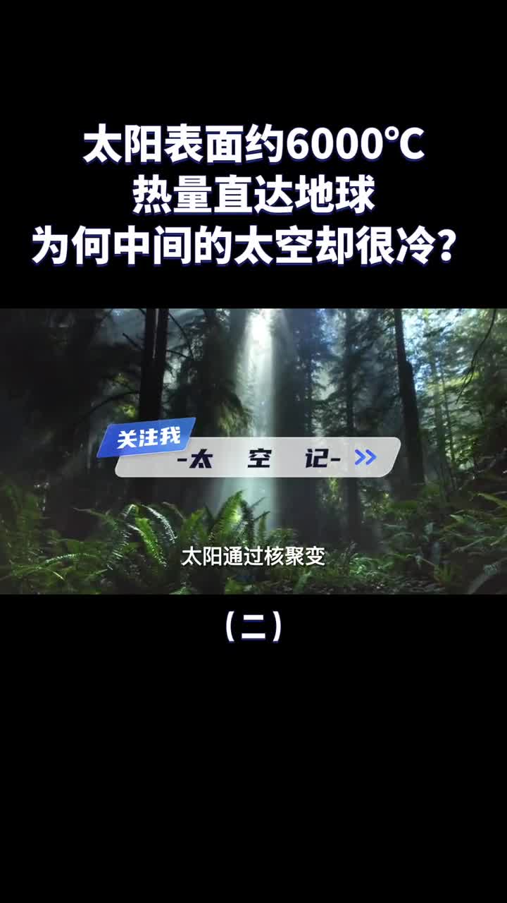 太阳热量能温暖地球为什么中间的太空却十分寒冷