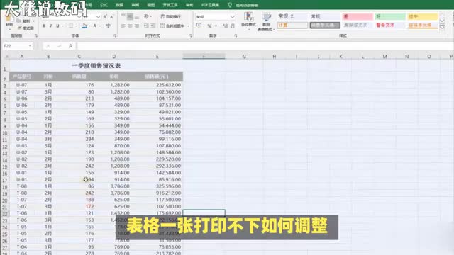 表格太大无法一页打印别担心轻松调整打印设置