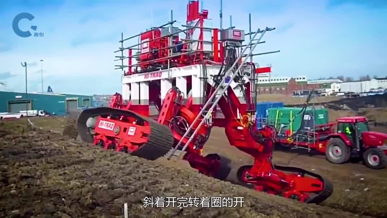 长得像螃蟹的挖沟机能在海底挖沟埋电缆