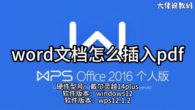 word文档怎么插入pdf