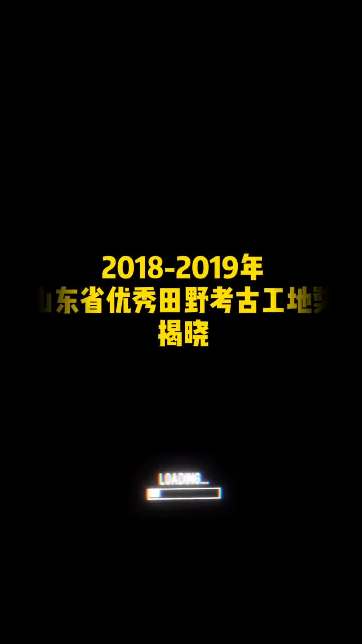 20182019年山东省优秀田野考古工地奖揭晓