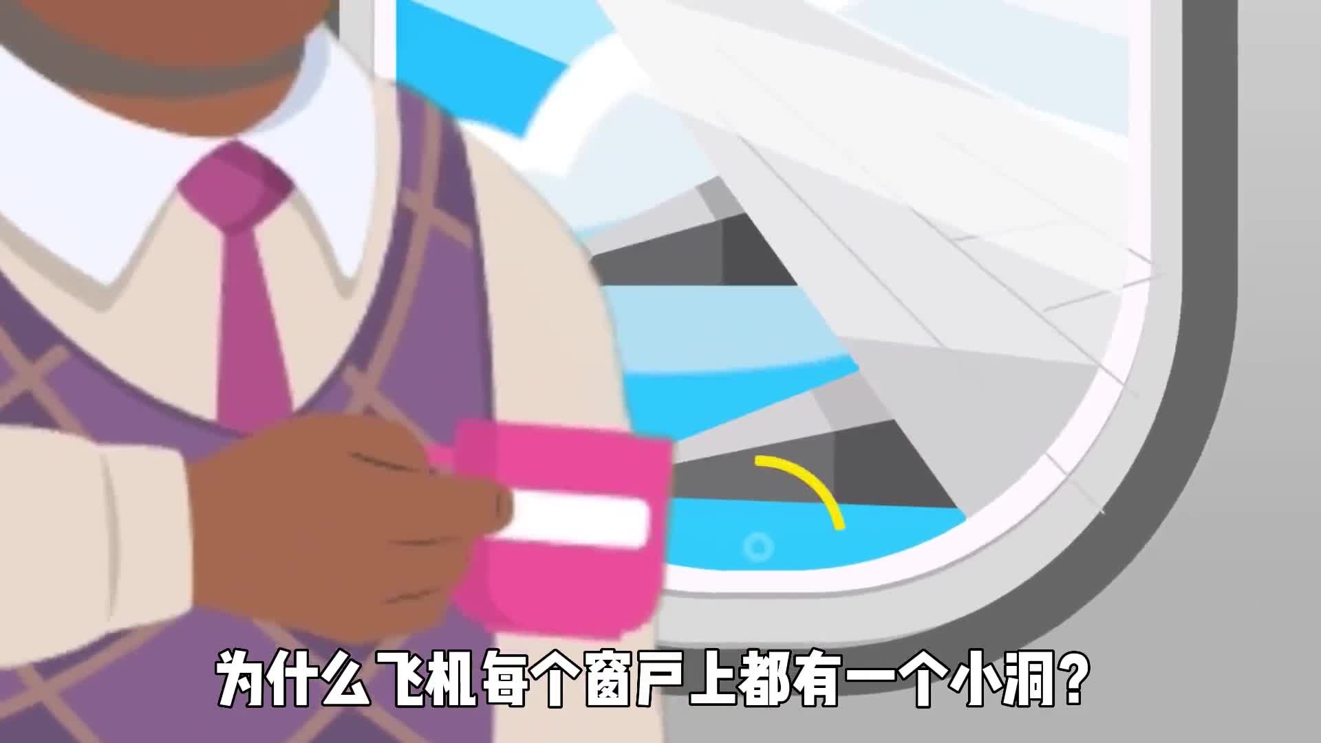 为什么飞机每个窗户上都有一个小洞曾经就有飞机因窗户导致坠机