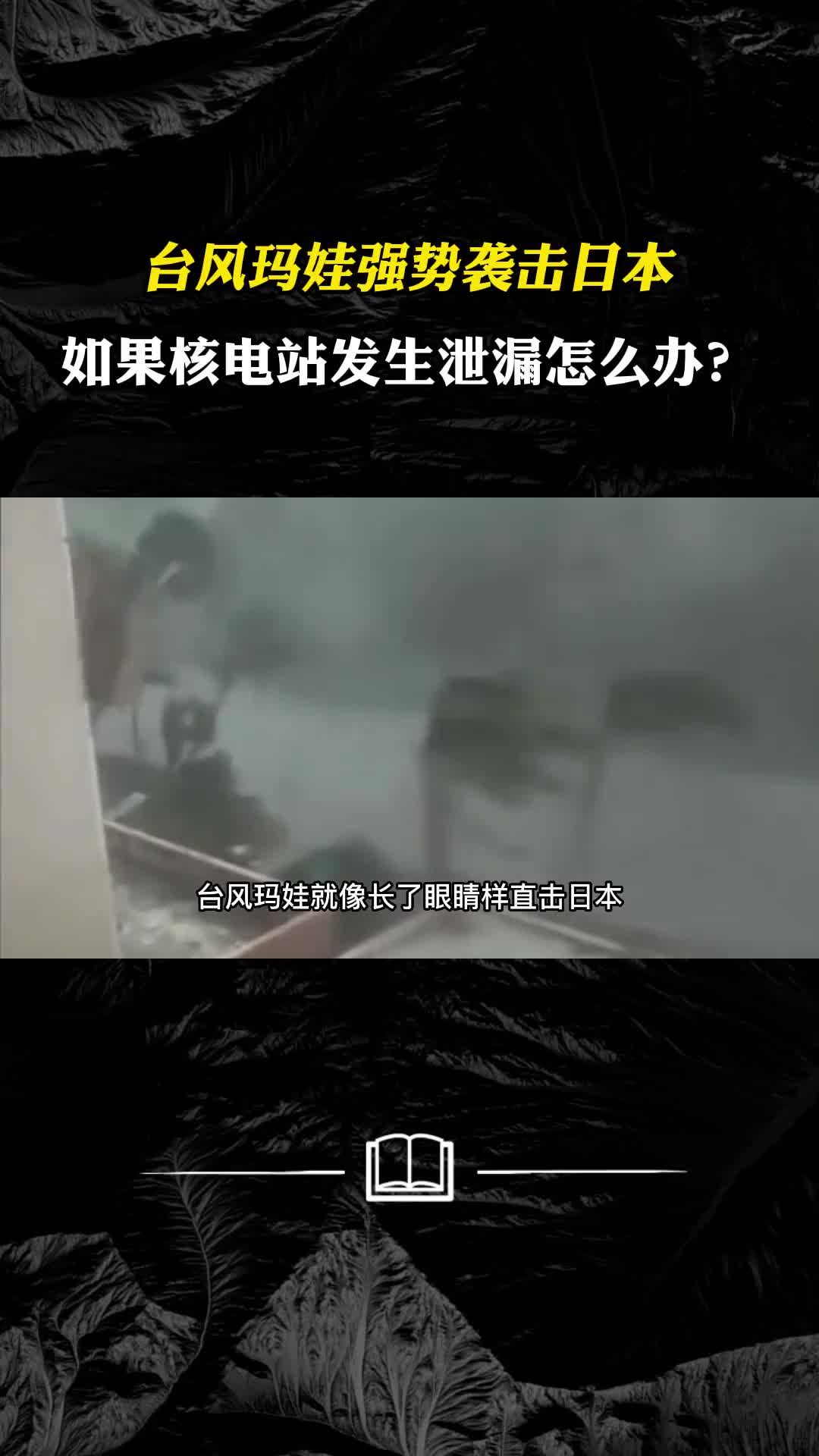 台风玛娃强势袭击日本如果核电站发生泄漏怎么办