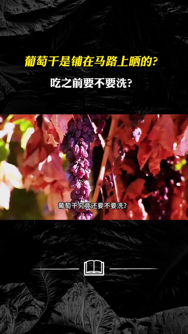 葡萄干是怎么生产的真是在马路上晒的吗