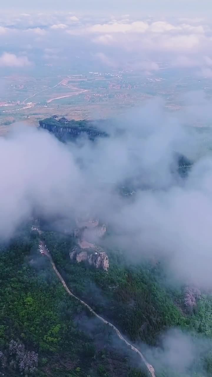 俯瞰崖壁上的神秘古国饱览沂蒙群崮争辉这样的天上王城你确定不来看一看