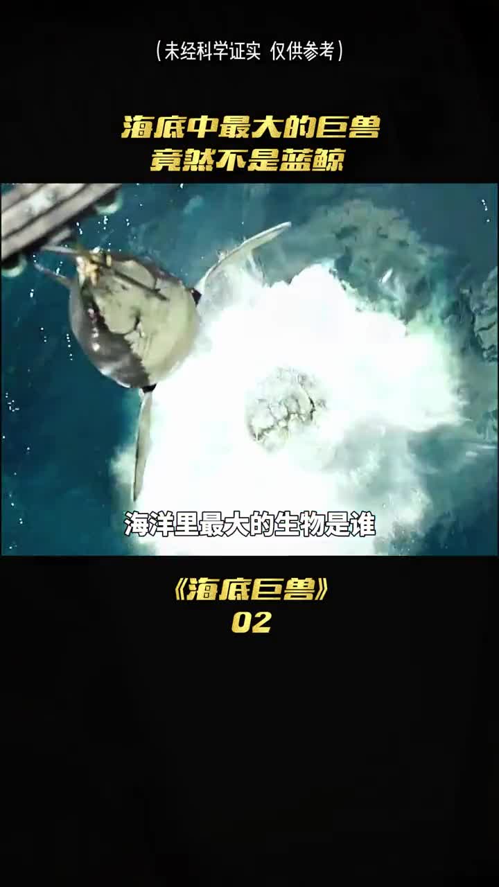深海最大的海底巨兽你知道是谁吗