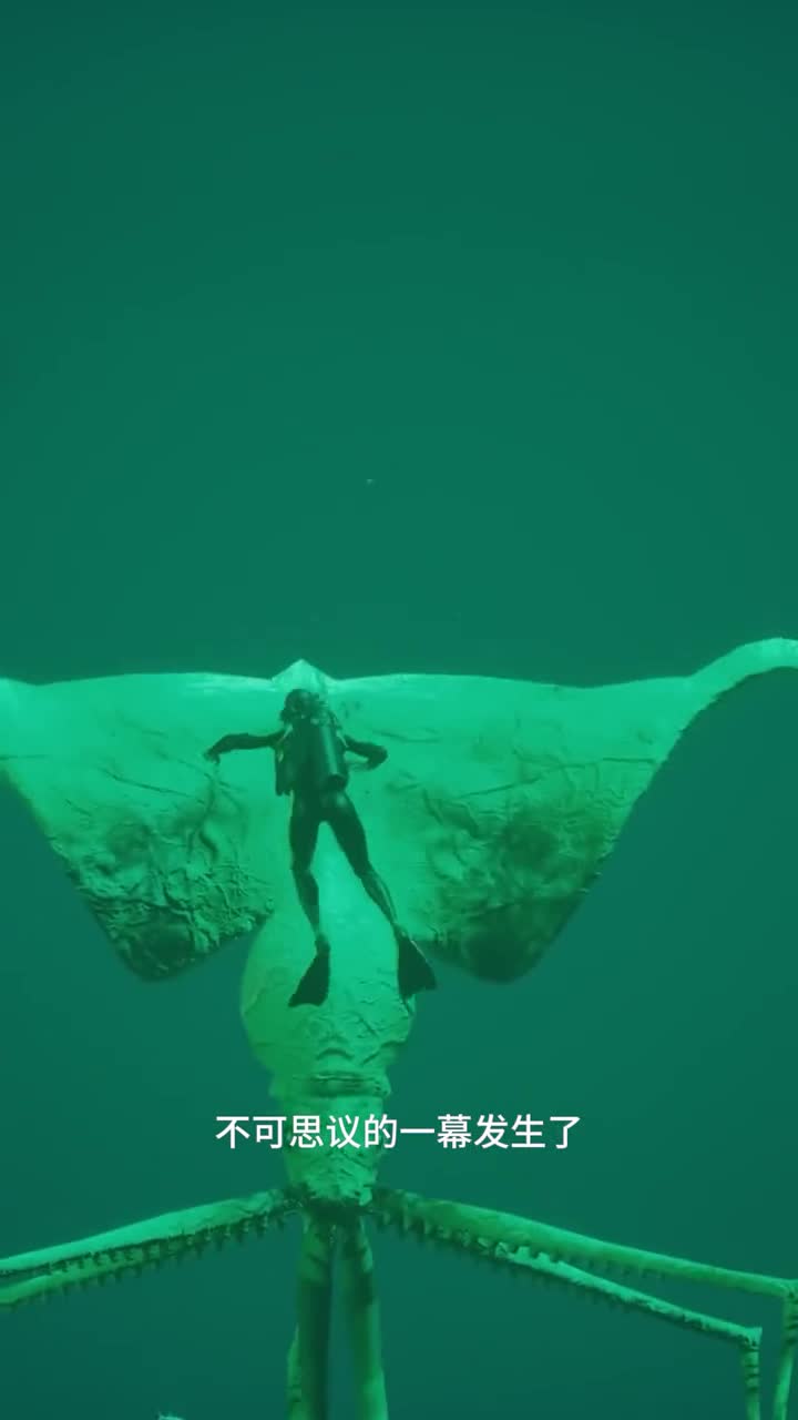 人们第一次在深海发现大鳍鱿鱼