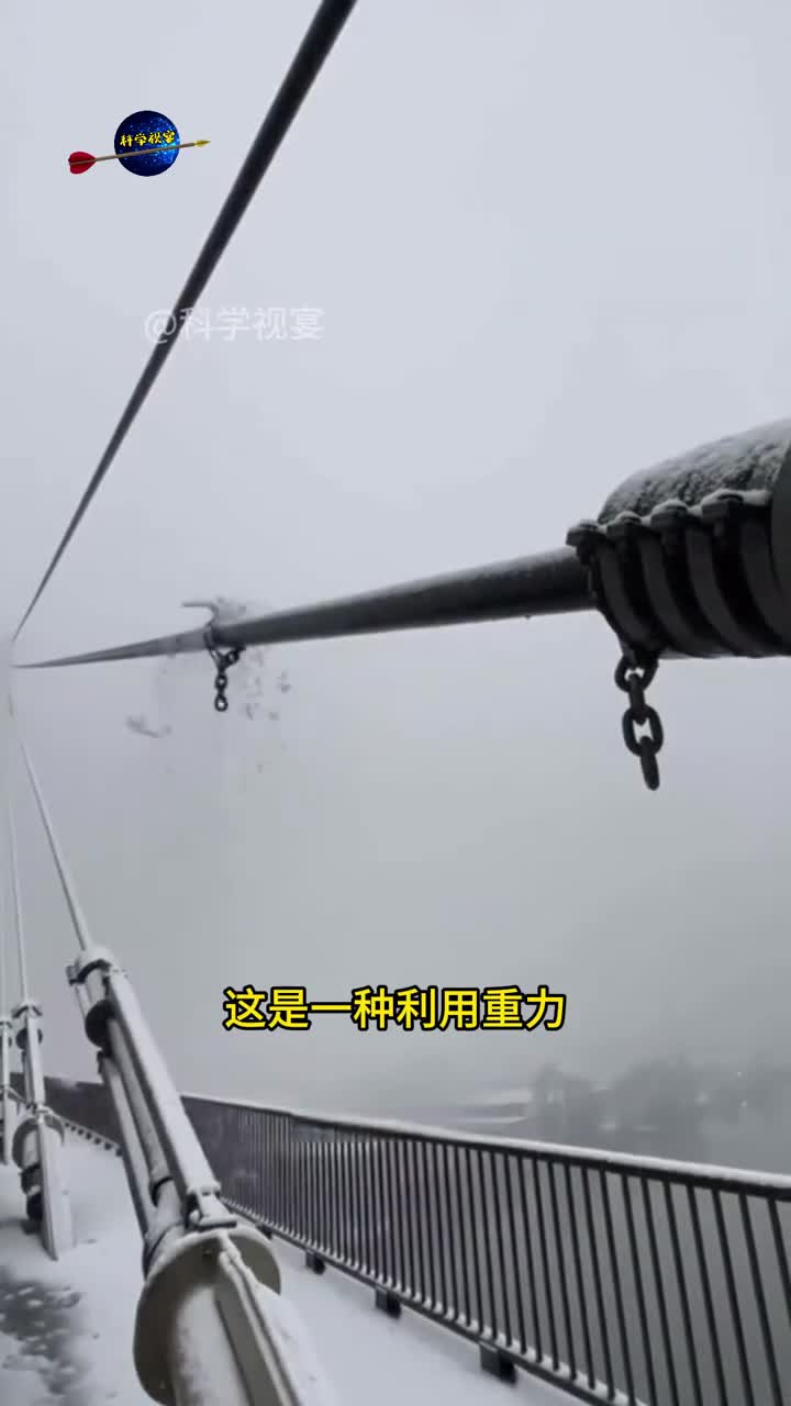 利用重力除冰的除冰环