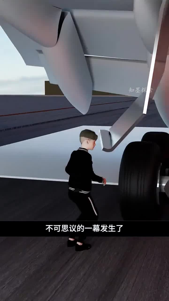 14岁男孩无意间爬进飞机起落架舱内