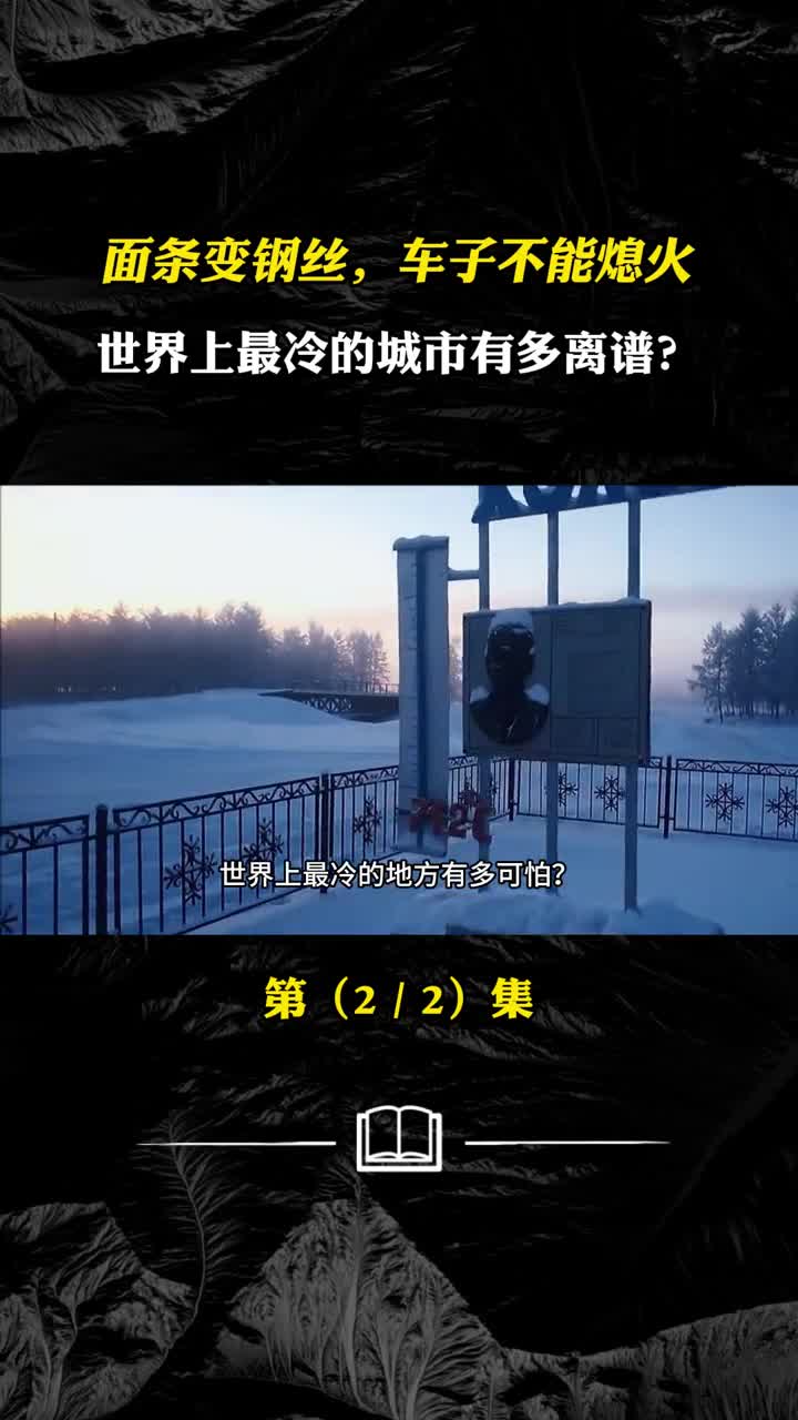 面条变钢丝车子不能熄火世界上最冷的城市有多离谱