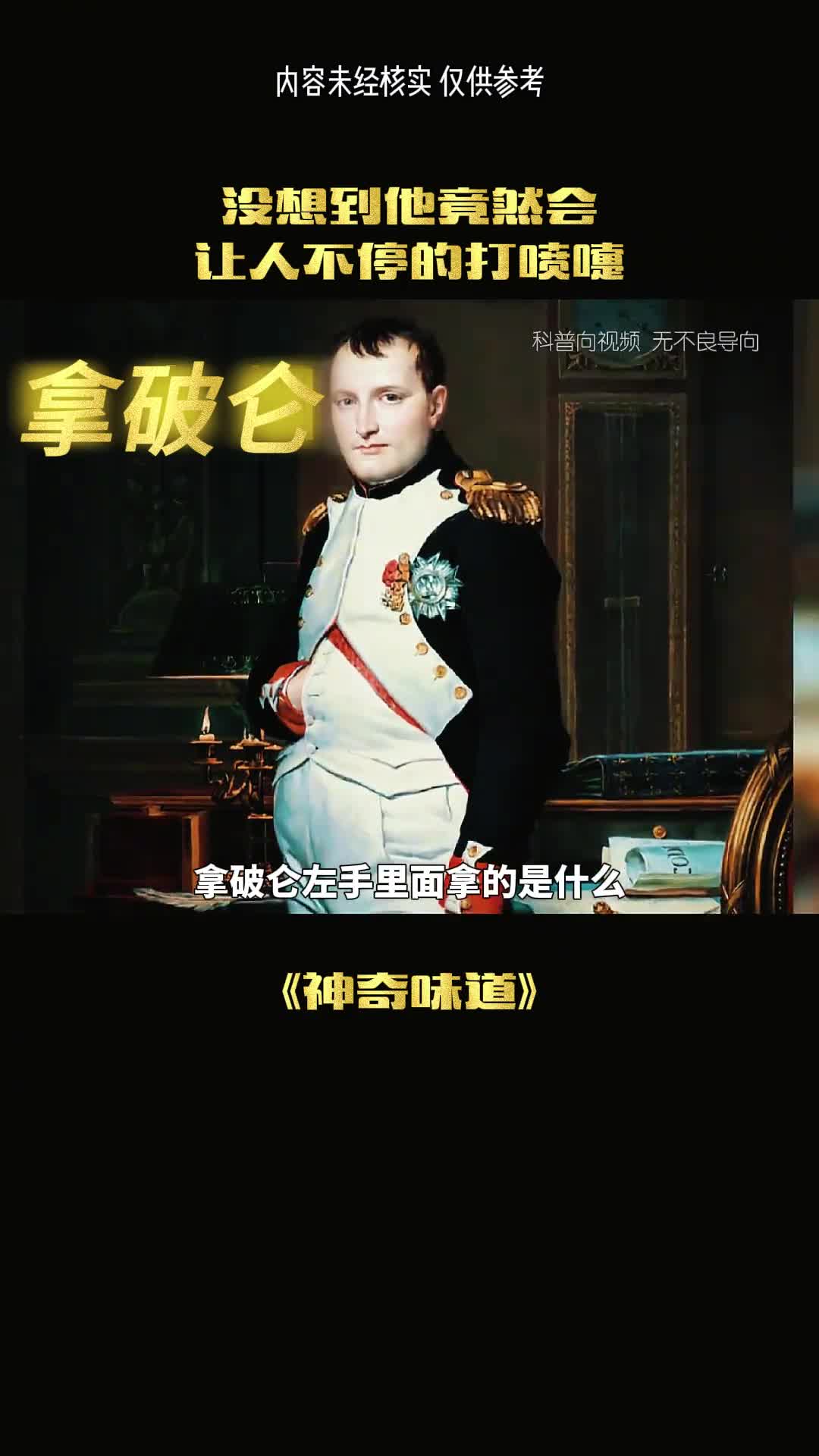 拿破仑一直拿的是什么