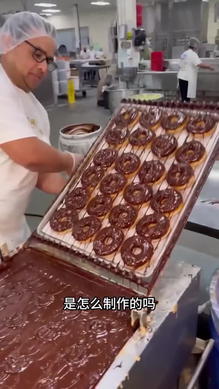 甜甜圈的制作过程