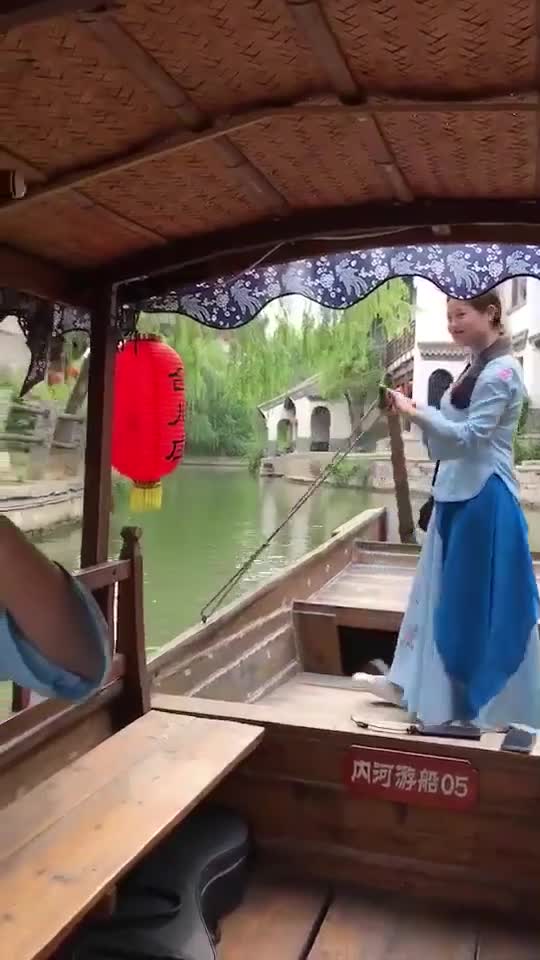 今天的台儿庄古城此情此景你不心动吗