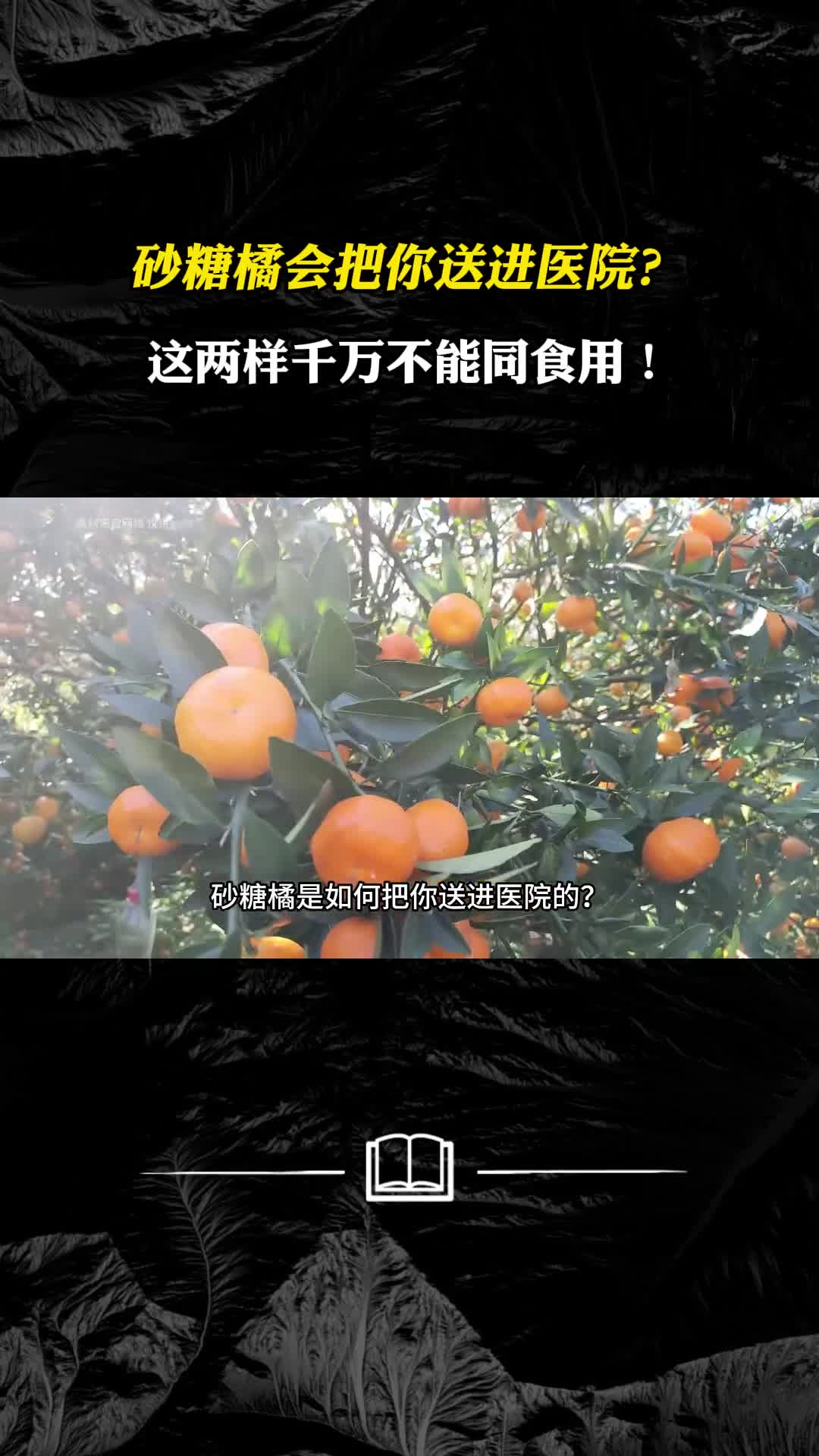 砂糖橘会把你送进医院这两样千万不能同食用