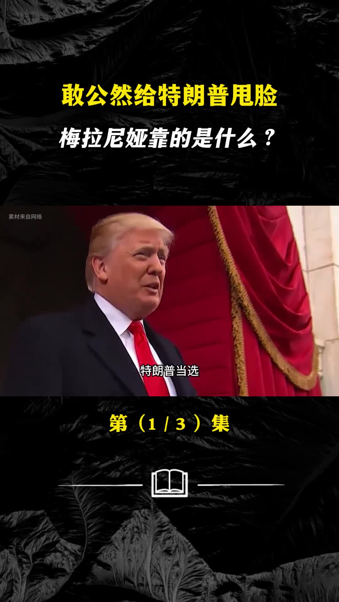 敢公然给特朗普甩脸梅拉尼娅靠的是什么