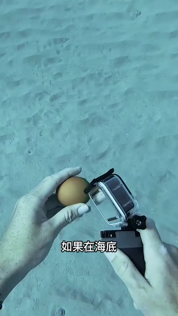 海底深处打开鸡蛋会发生什么