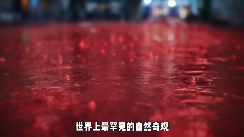 世界上最罕见的自然奇观之一血雨印度专家认为是外星人干的