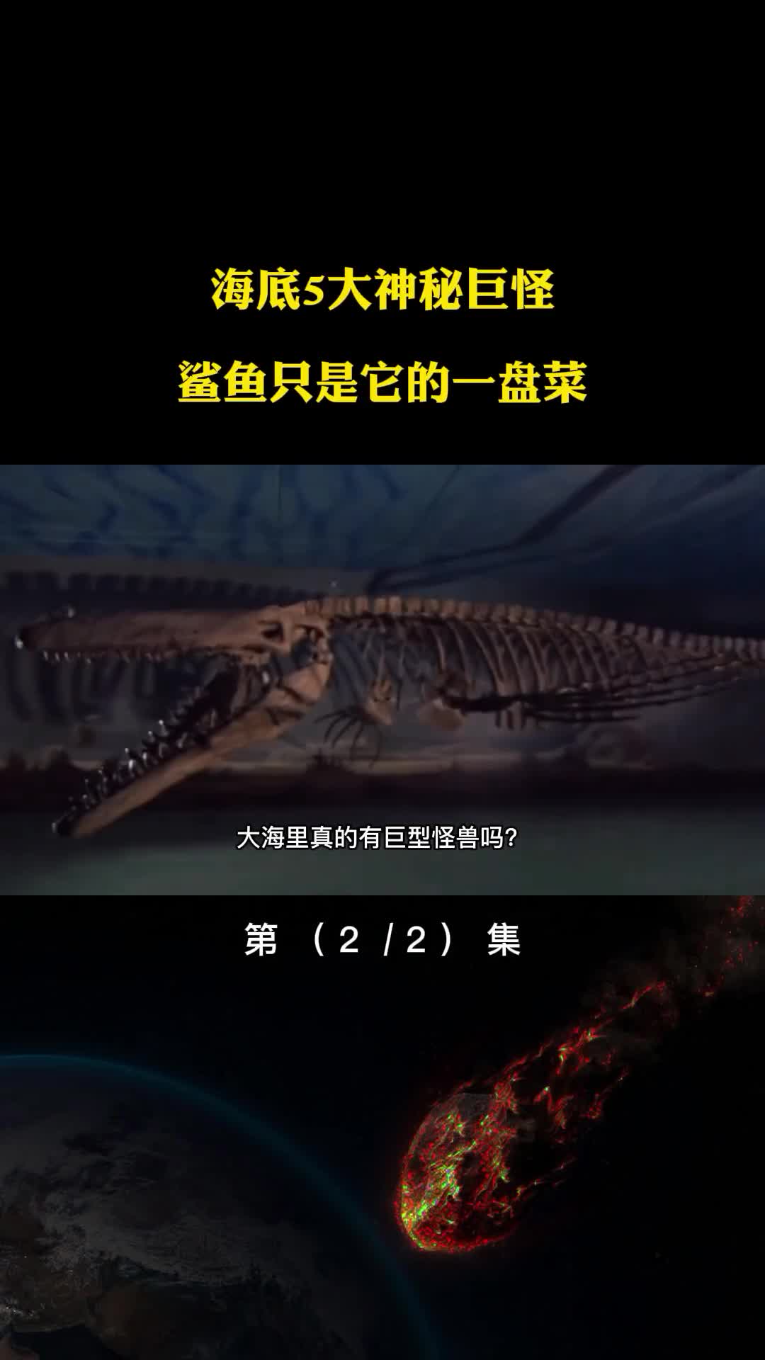 海底5大神秘巨怪鲨鱼只是它的一盘菜海底真正的霸主