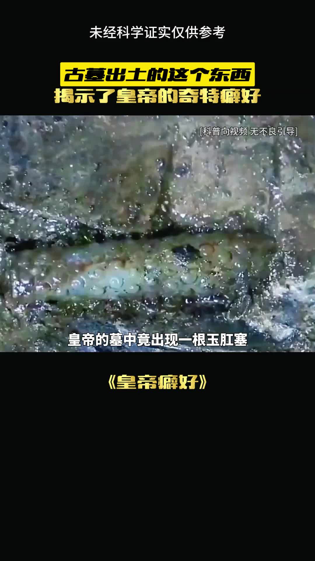 古墓出土神秘物品所有人哑口无言