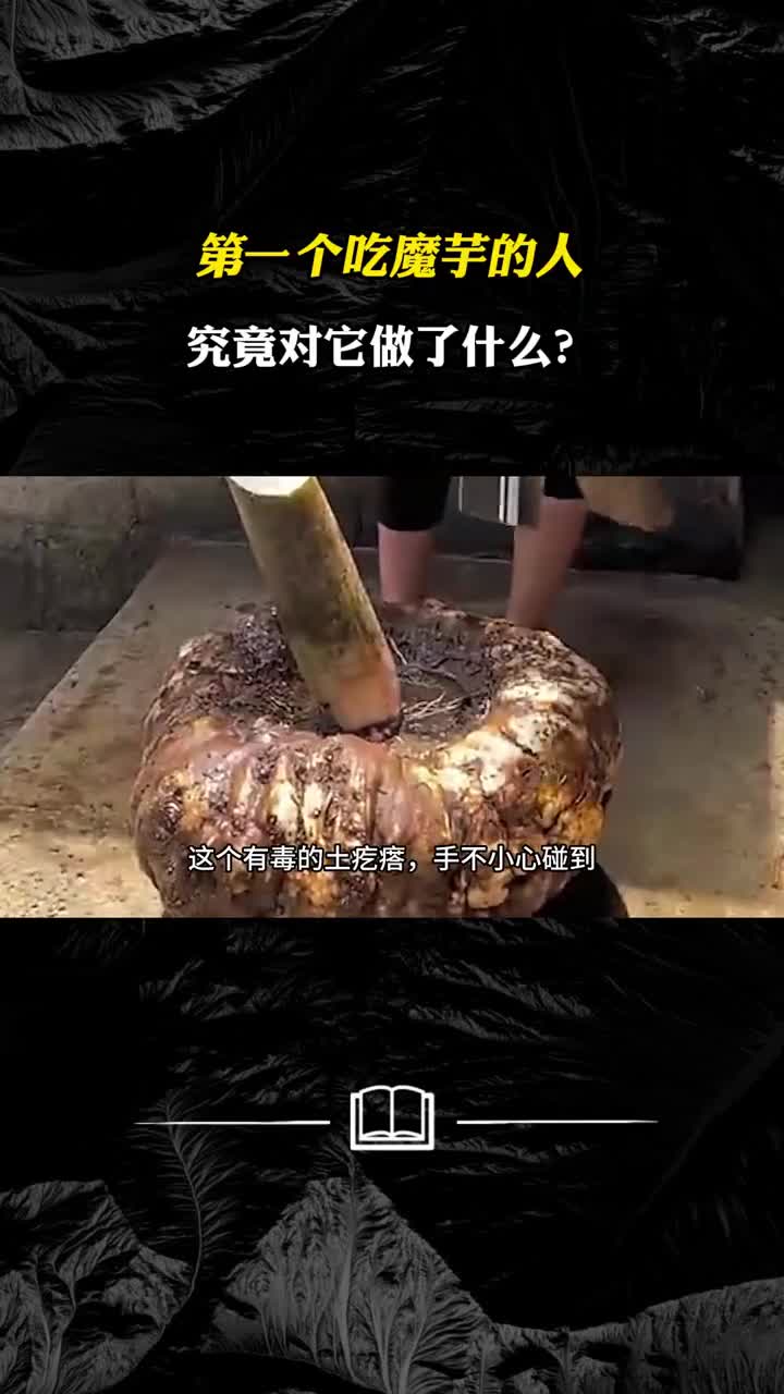 第一个吃魔芋的人究竟对它做了什么