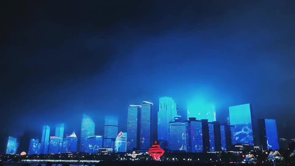 实不相瞒这个角度的灯光秀才是最好的