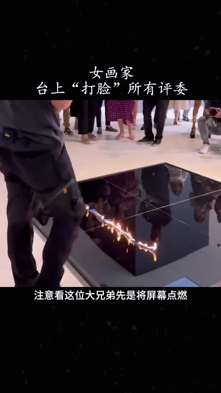 震惊现场观众的瑞士女画家