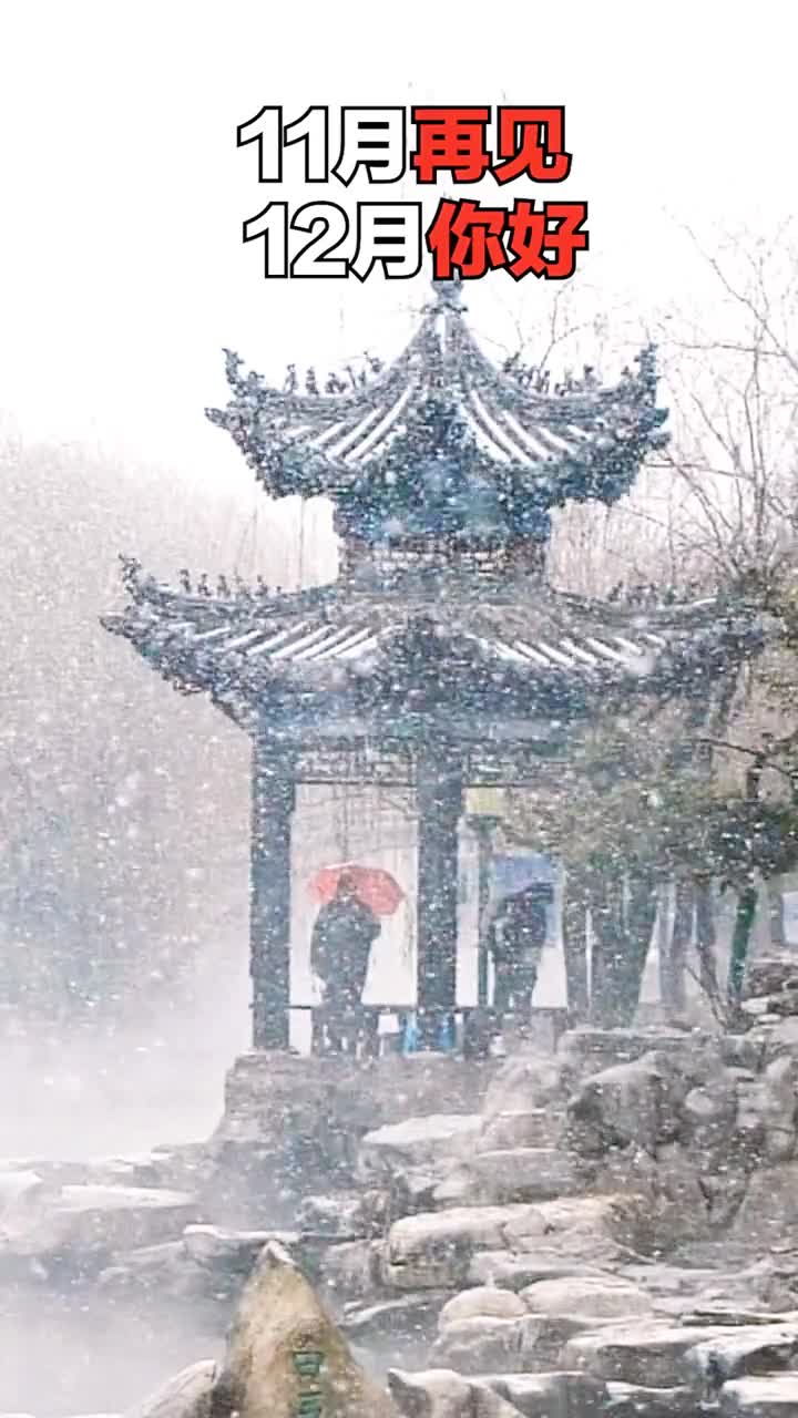 2020年的最后一个月终于等来了这场雪希望刷到这条视频的人都会拥抱一个温暖幸福的冬天