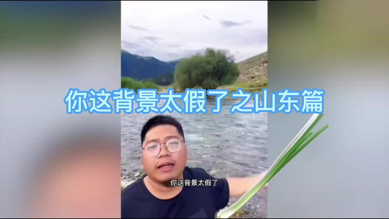 你这背景太假了之山东篇