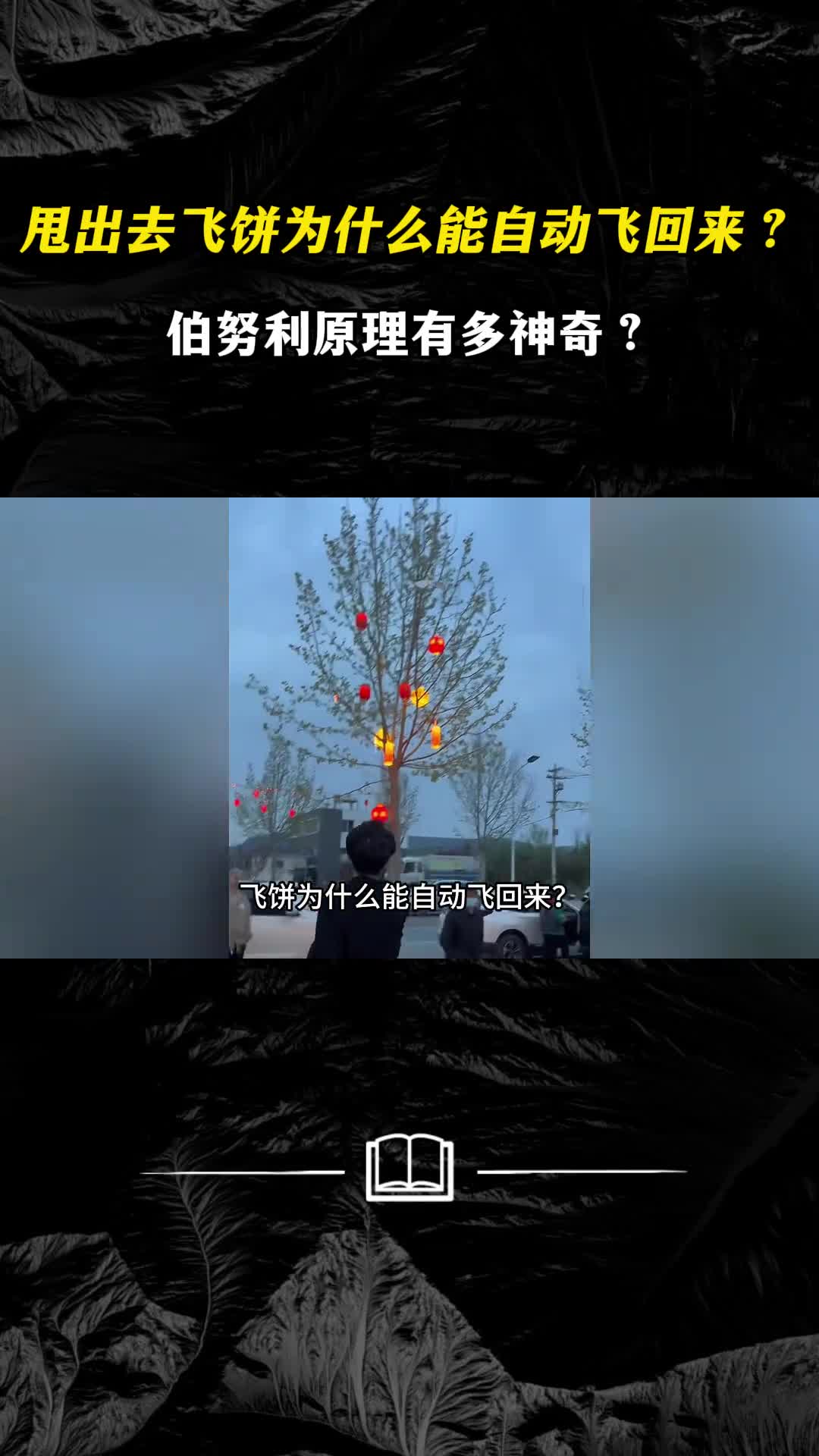 甩出去飞饼为什么能自动飞回来伯努利原理有多神奇