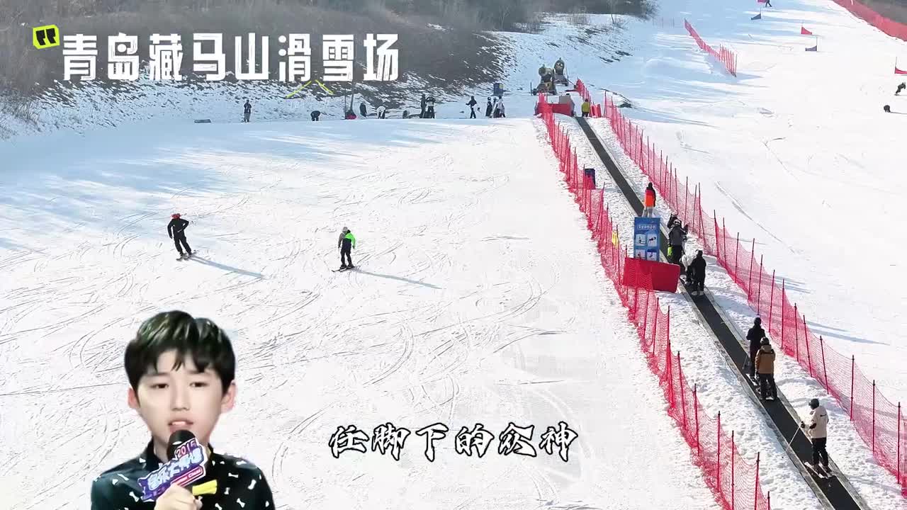 冬天怎么能少的了激情快和亚轩一起来山东的滑雪场一起战斗
