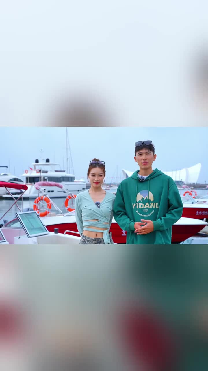 来青岛怎么能不坐次快艇呢海上游青岛就要嘎嘎快粽情端午一起飞驰浮山湾嘎嘎快