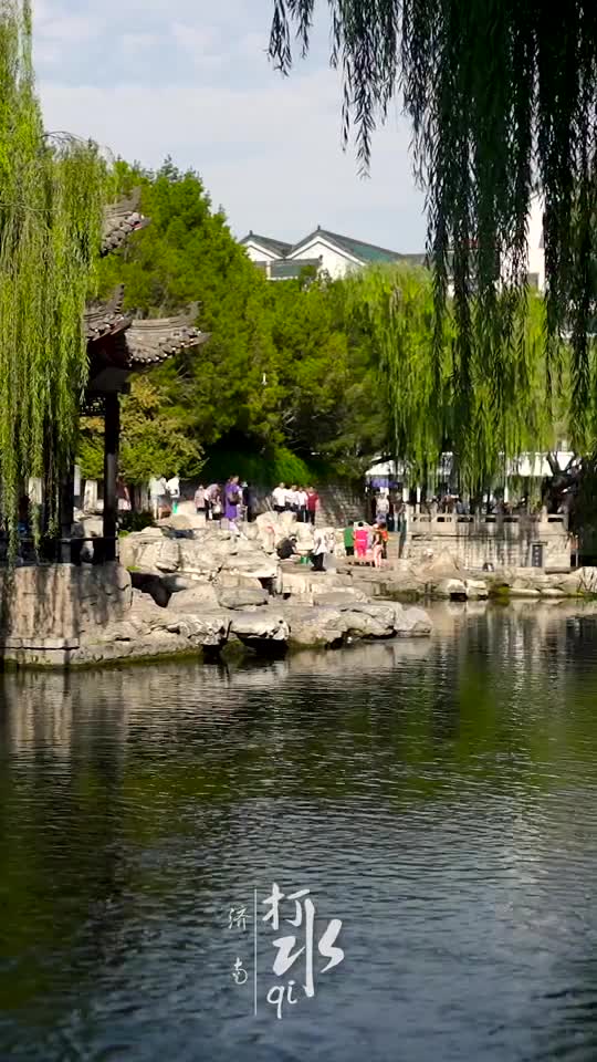 打水qi打水qi喝一口泉水你就是济南人了来一次山东就知道了好客之道了