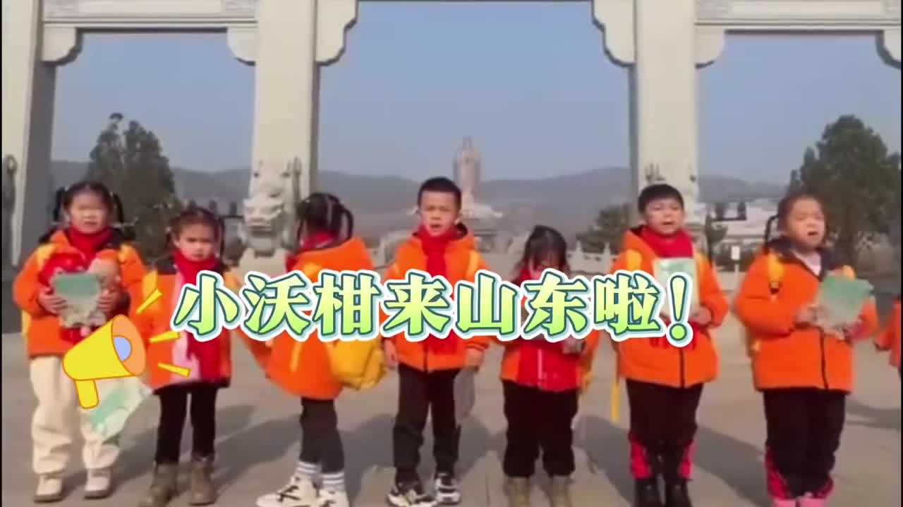 小沃柑终于来山东了青岛西海岸欢迎小沃柑小冻梨小茅台小椰子小蘑菇小熊猫来西海岸做客喽