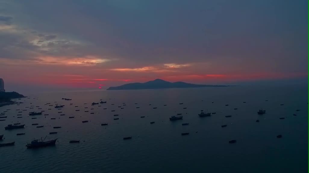 来威海看一次海上日出海边日落才算不虚此行